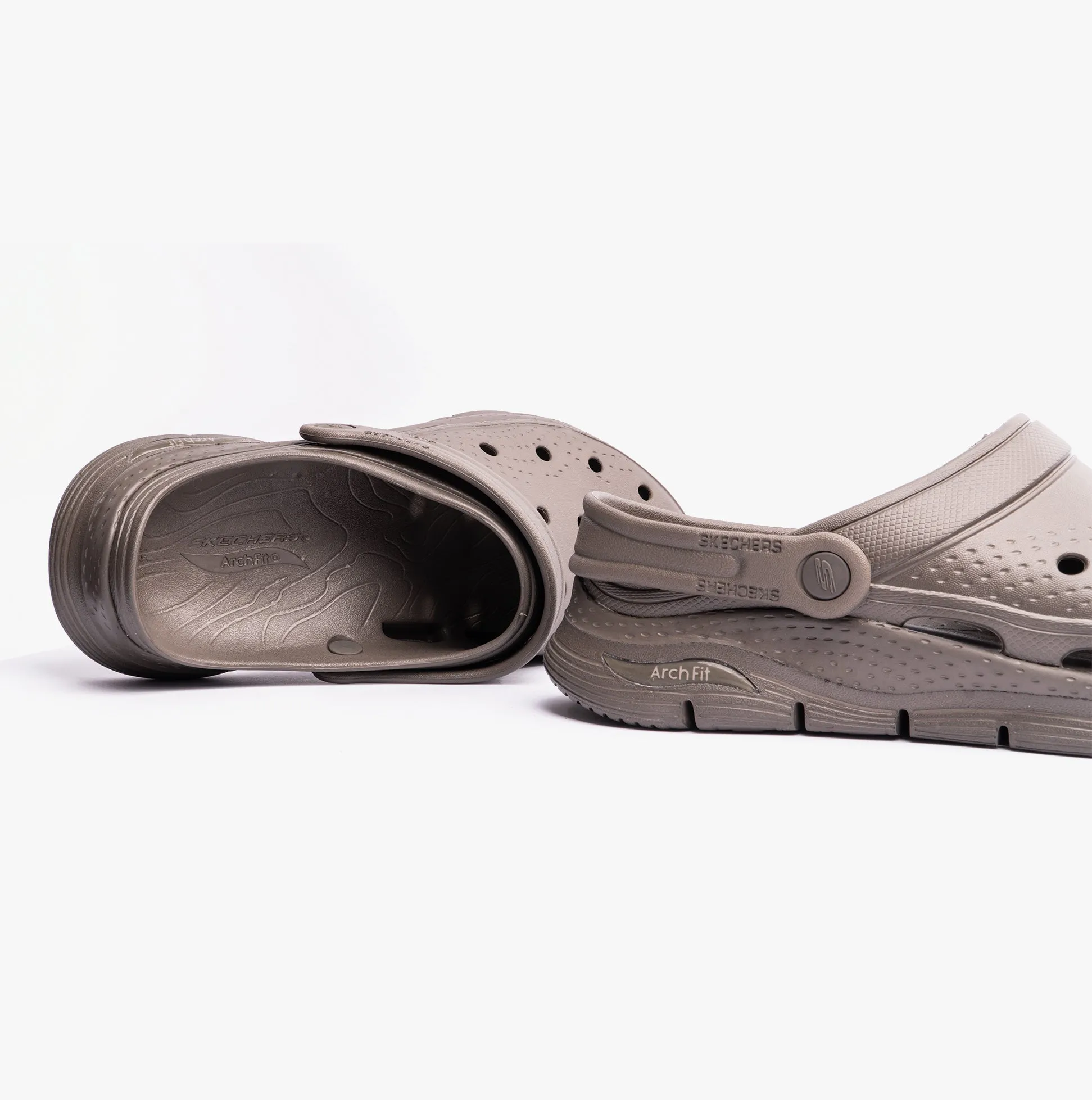 243160/KHK FOAMIES: ARCH FIT - VALIANT Mens Sandals Khaki
