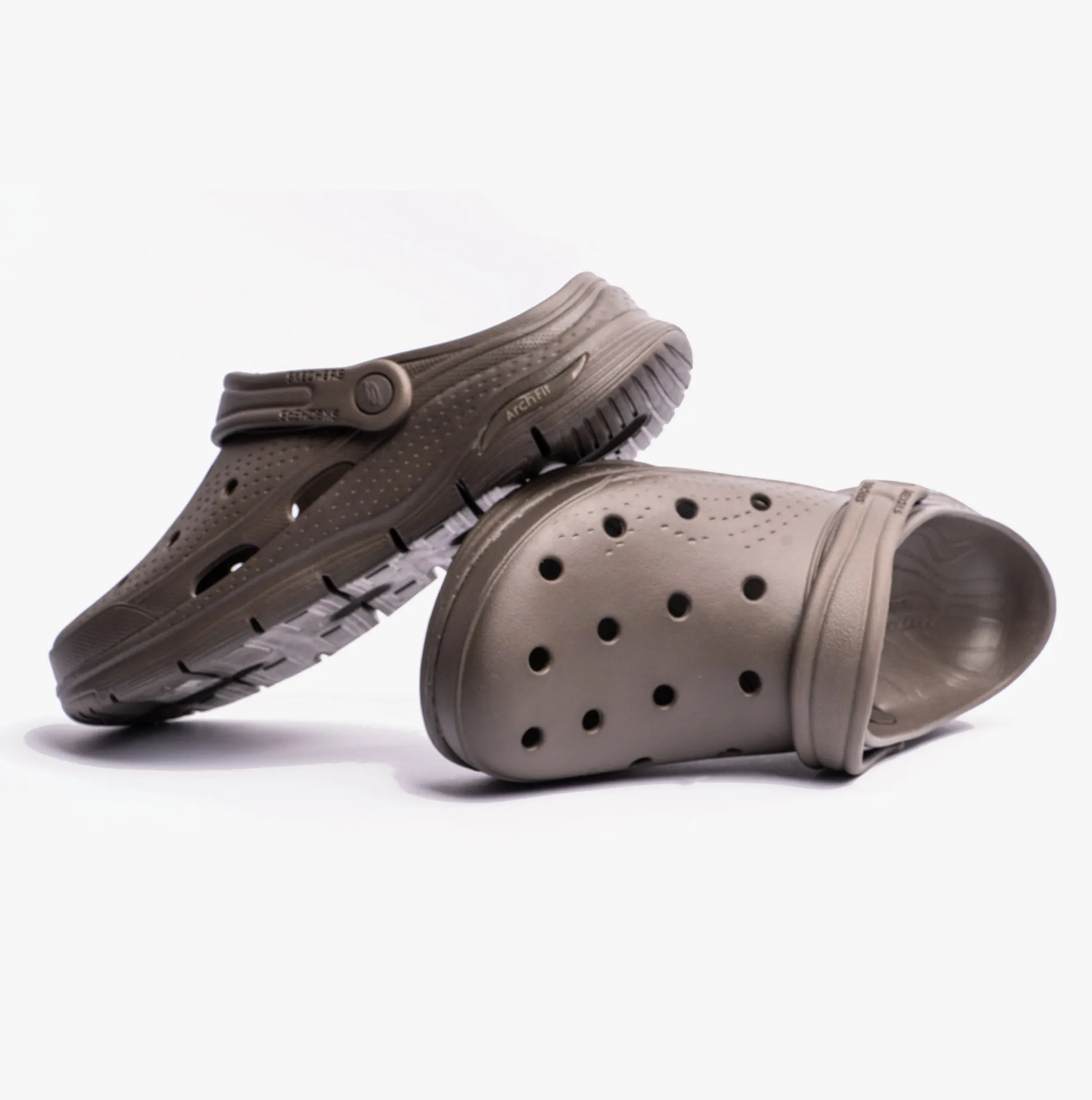 243160/KHK FOAMIES: ARCH FIT - VALIANT Mens Sandals Khaki