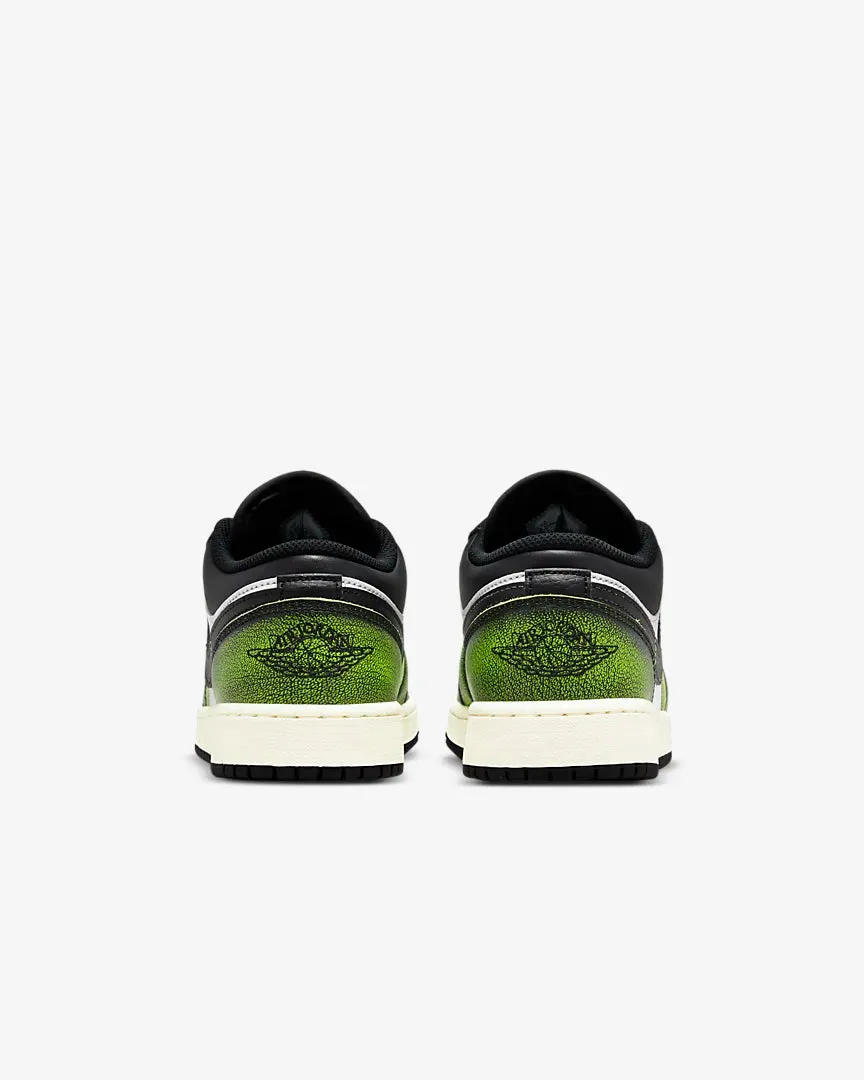 Air Jordan 1 Low SE GS Black Electric Green White DO8244-003