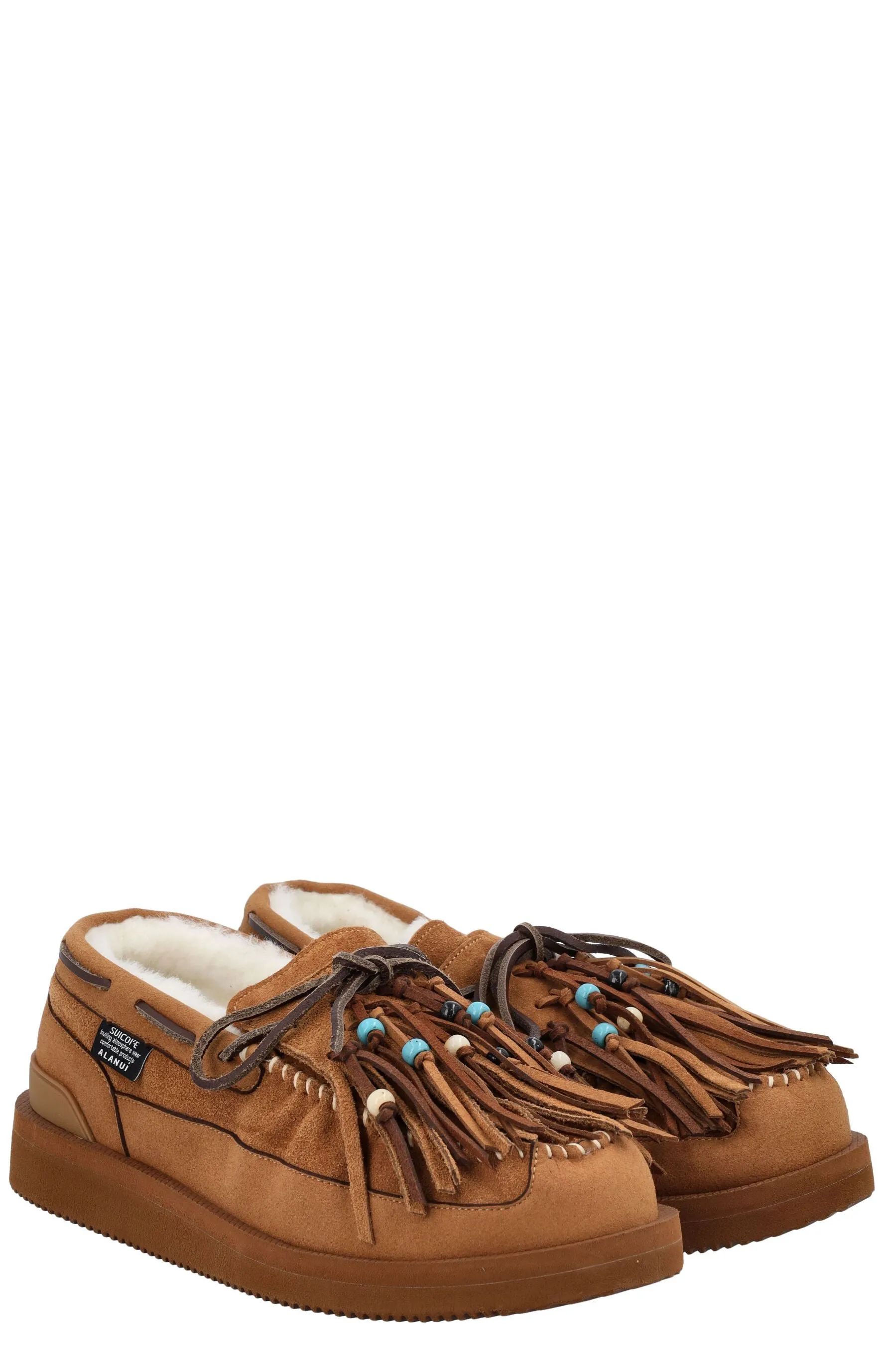 Alanui Fringe-Embellished Slip-On Loafers
