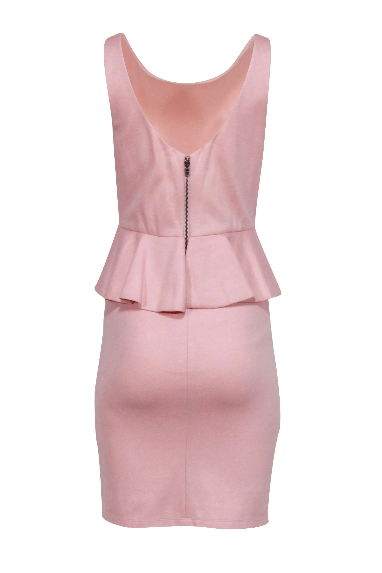 Alice & Olivia - Pink Sleeveless Peplum Dress Sz 8