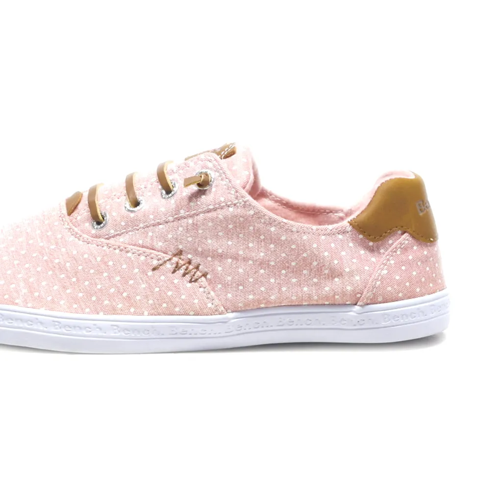 Bench. Slip Ons Canvas Pink Colour For Women