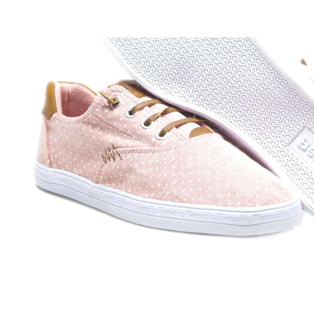 Bench. Slip Ons Canvas Pink Colour For Women