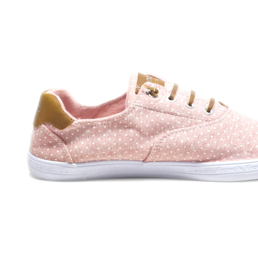 Bench. Slip Ons Canvas Pink Colour For Women