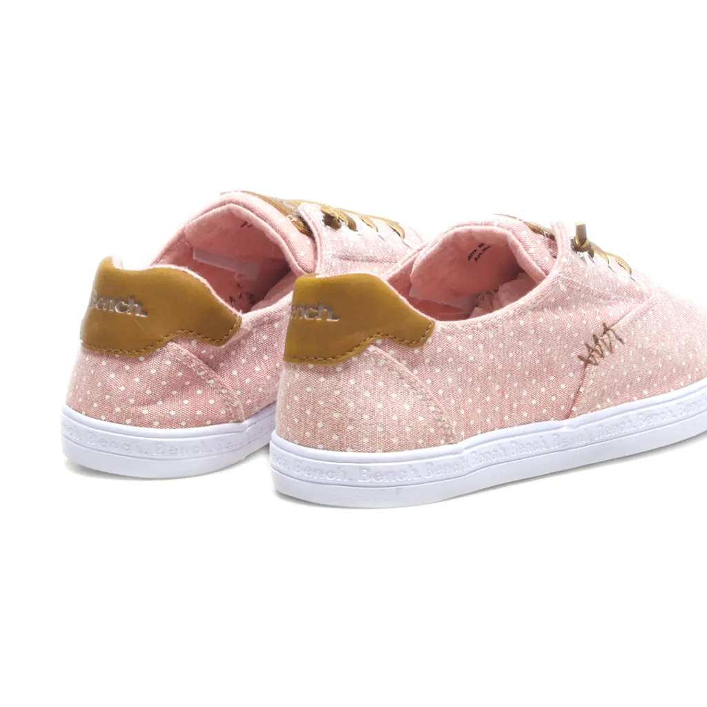 Bench. Slip Ons Canvas Pink Colour For Women
