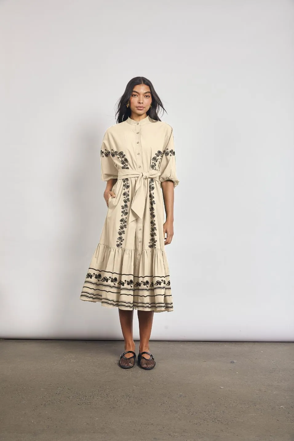 Bohemian Traders Kasia midi dress