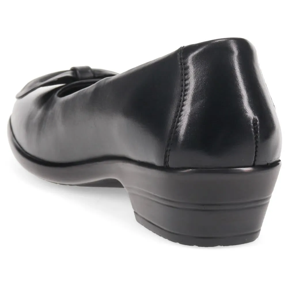 Bow-Detailed Leather Pumps - KF40025 / 326 379