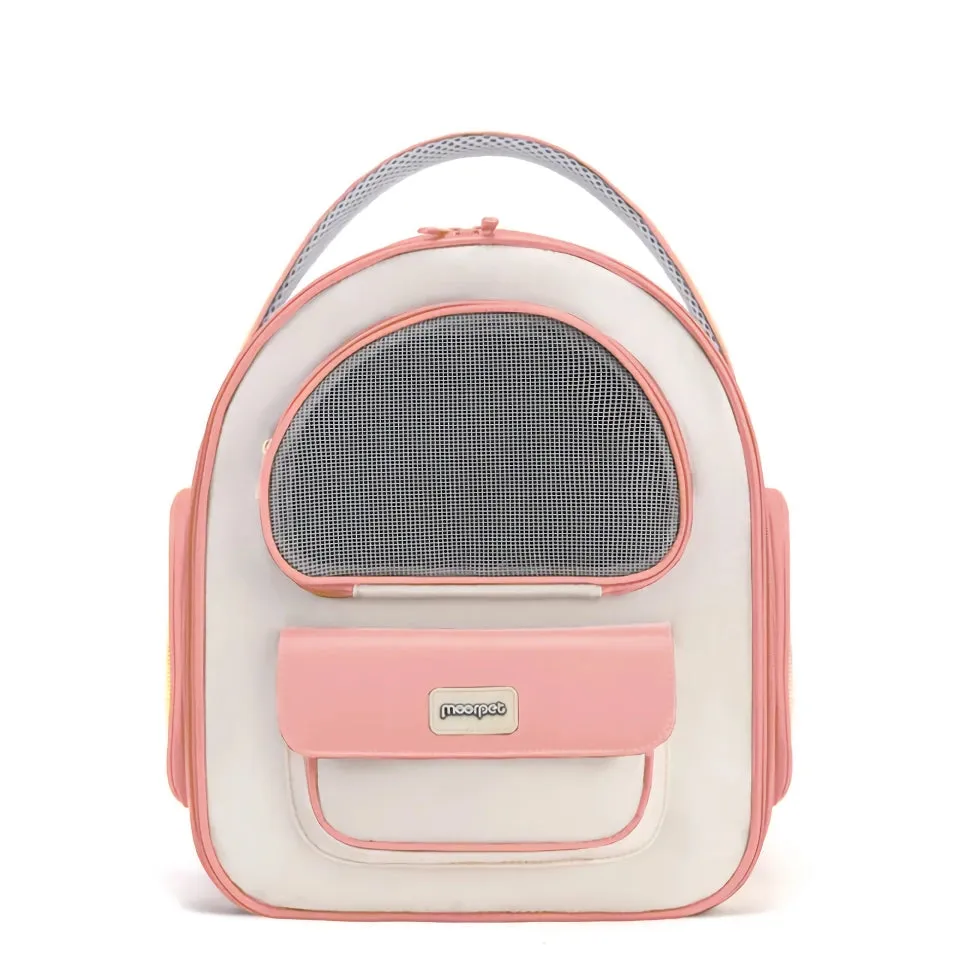 Breathable Foldable Cat Backpack for Outdoor Travel - Large Capacity Pet Carrier