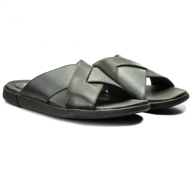 Clarks Mens "Vine" Ash Black - Sandal
