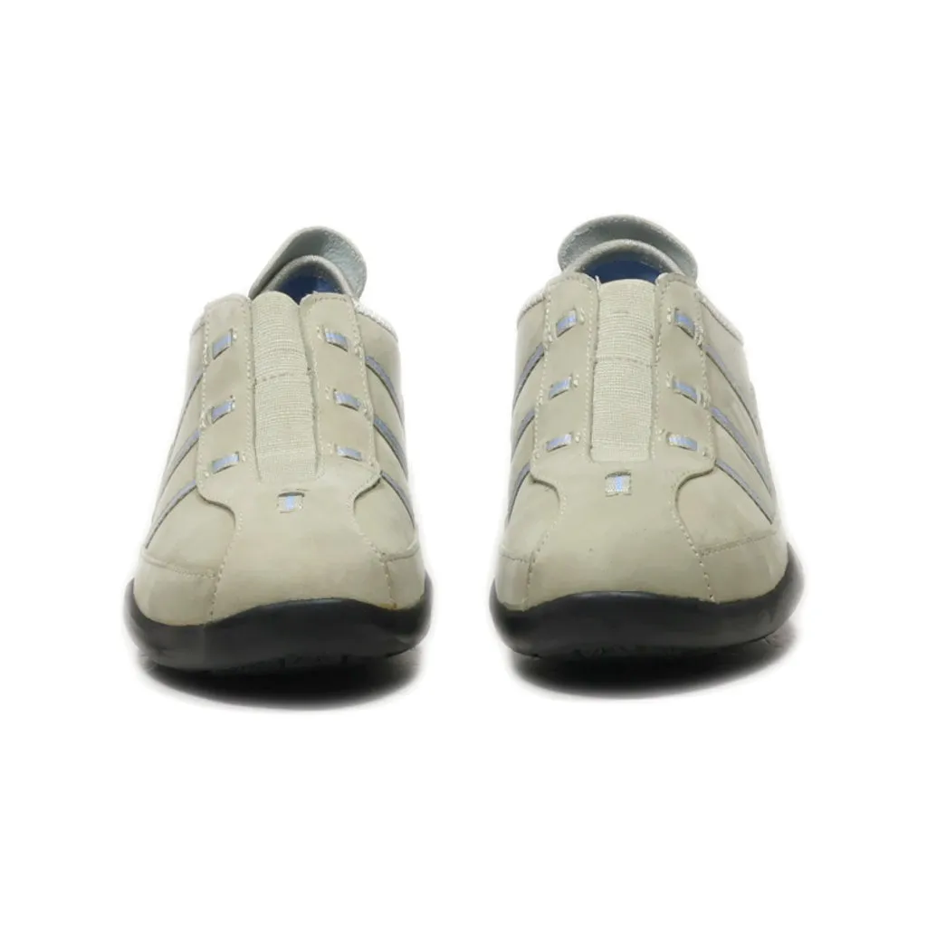 Clarks Slip Ons Nubuck Brown Colour For Women