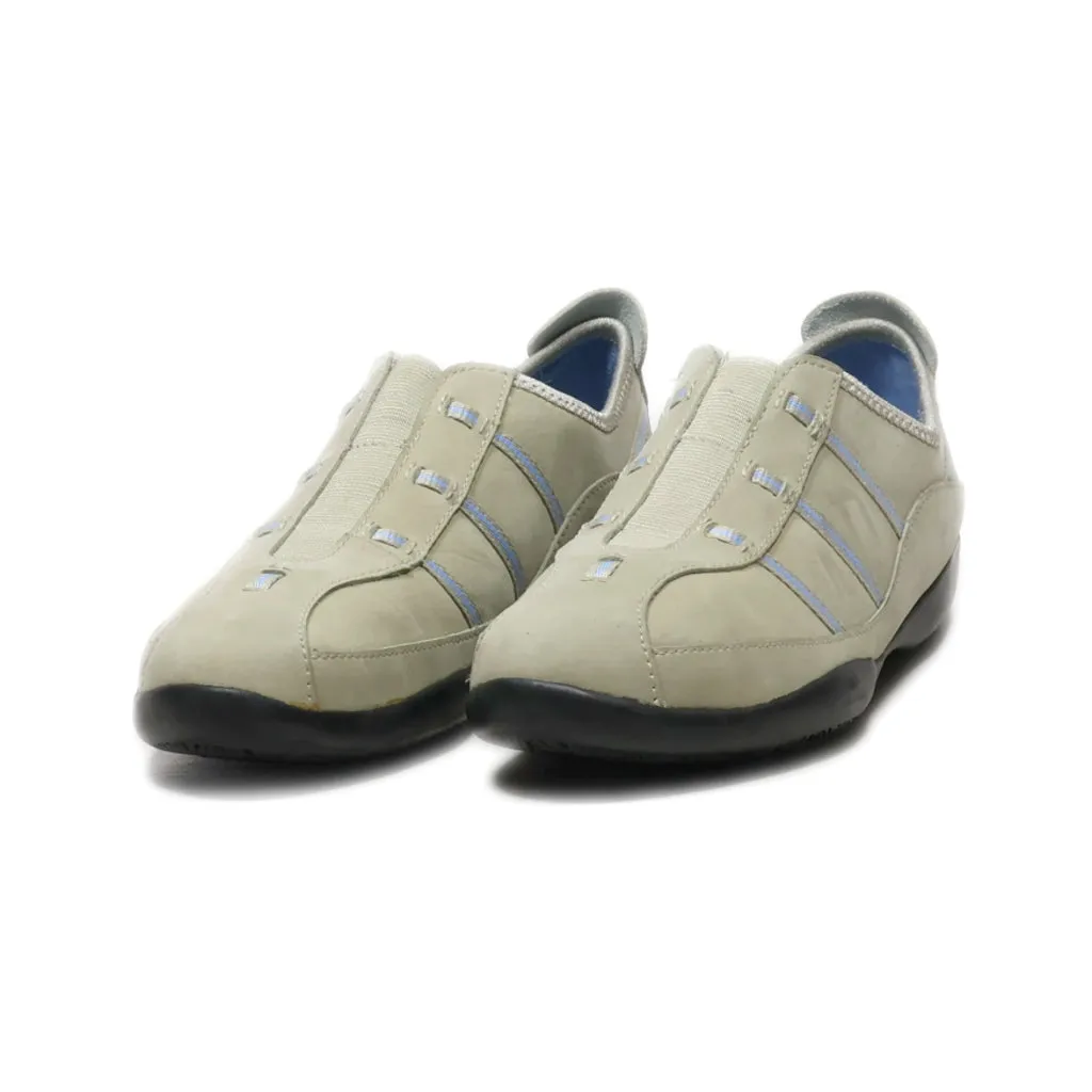 Clarks Slip Ons Nubuck Brown Colour For Women