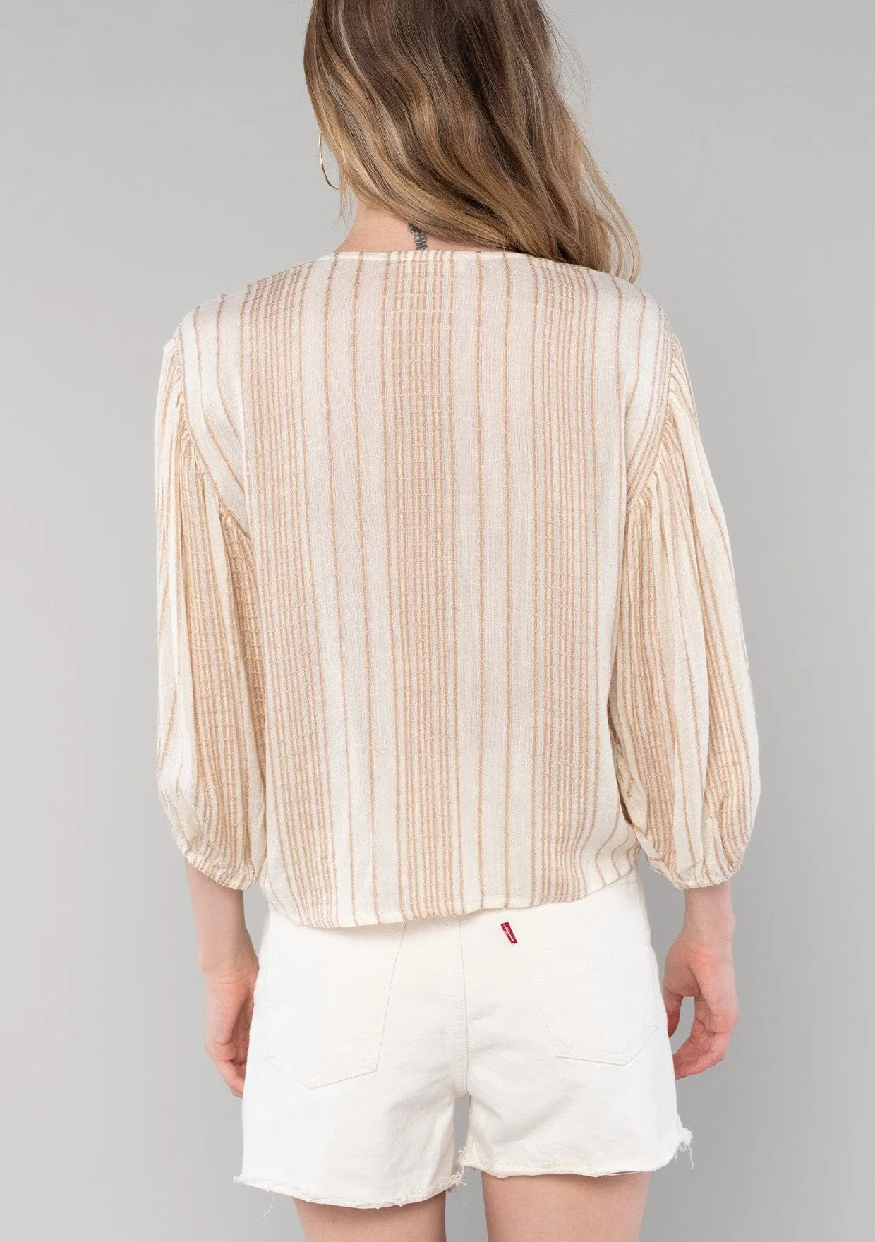 Cosima Tie Front Top