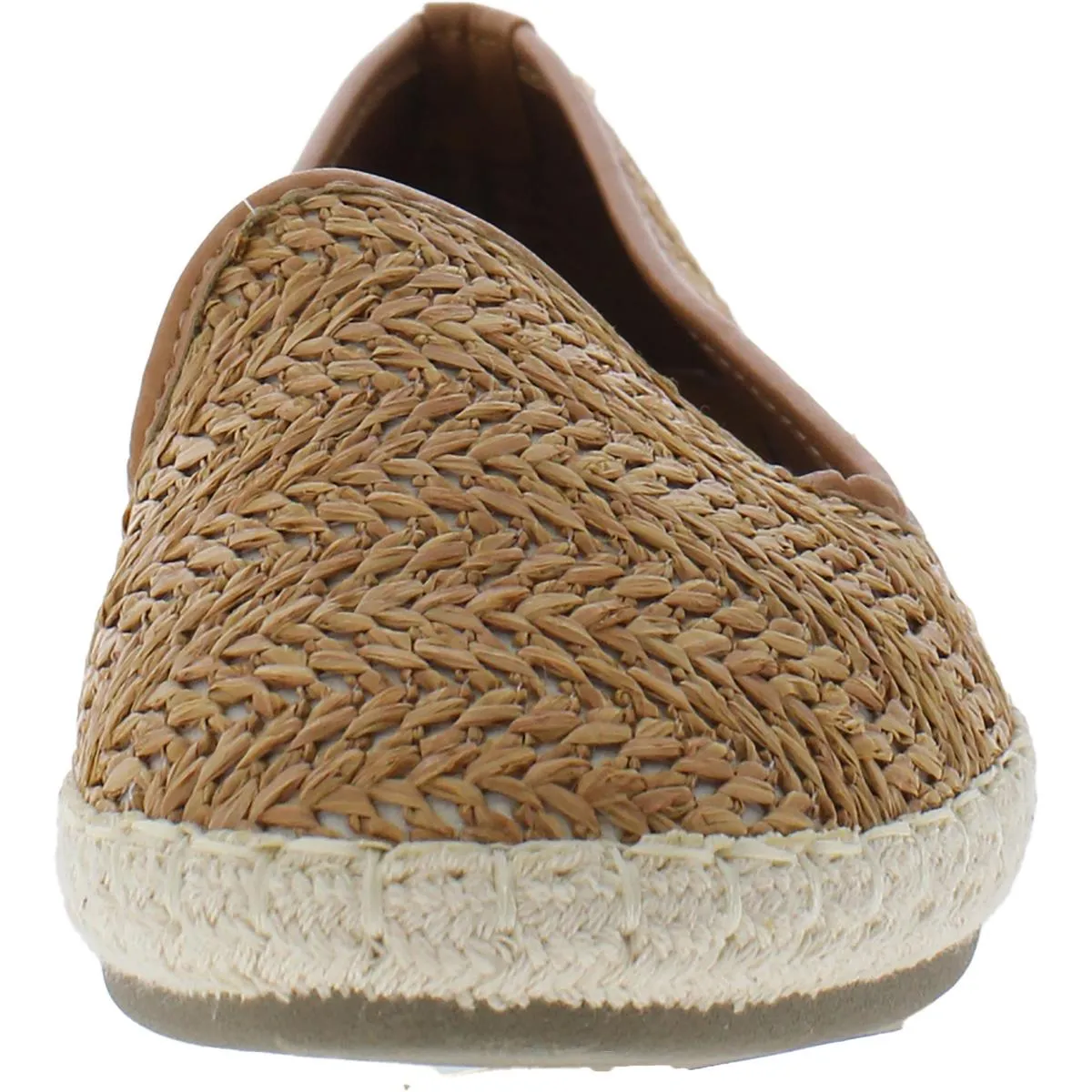 CREPUSCOLO Womens Woven Slip On Loafers