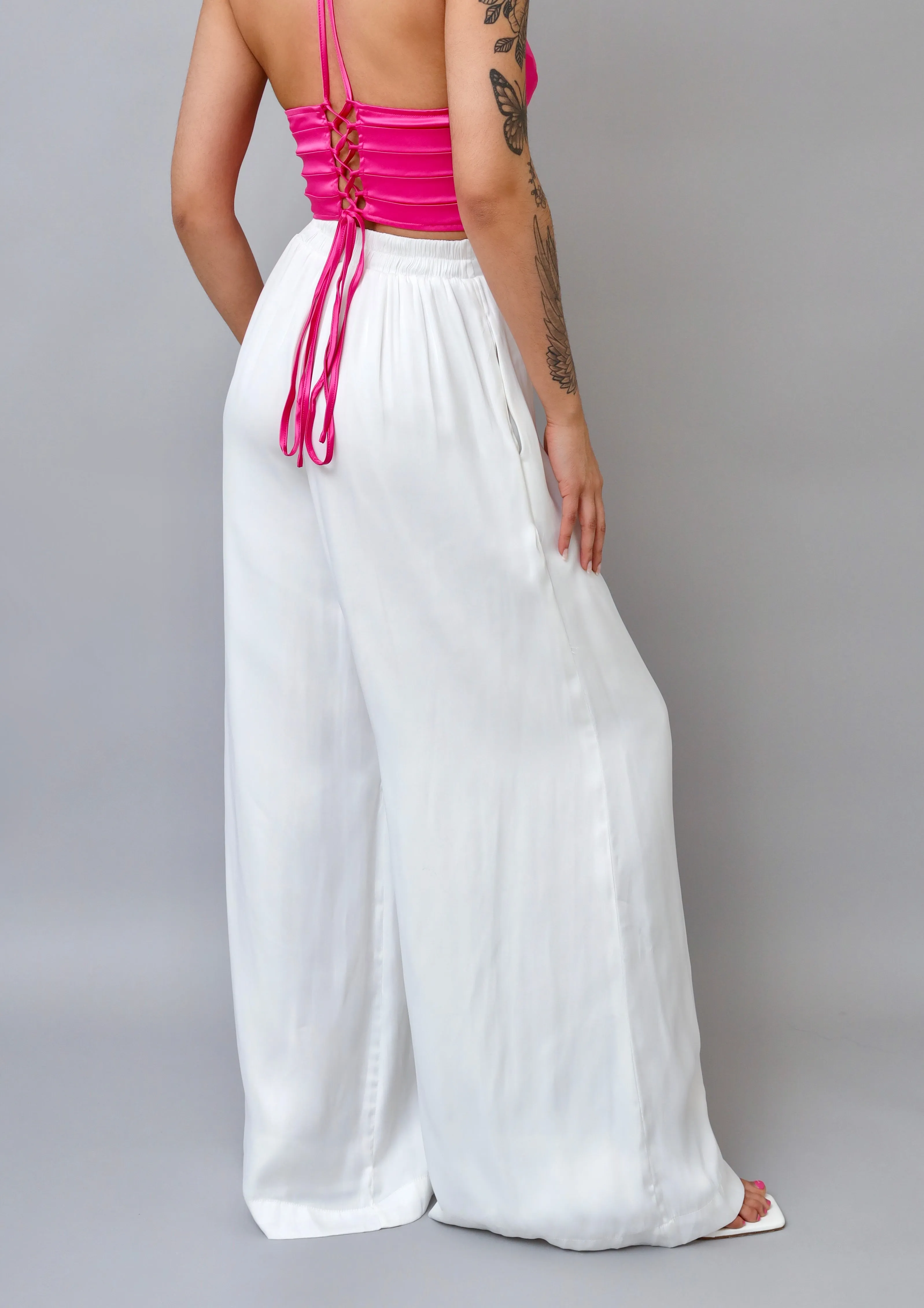 Easy Breezy White-Leg Palazzo Pants