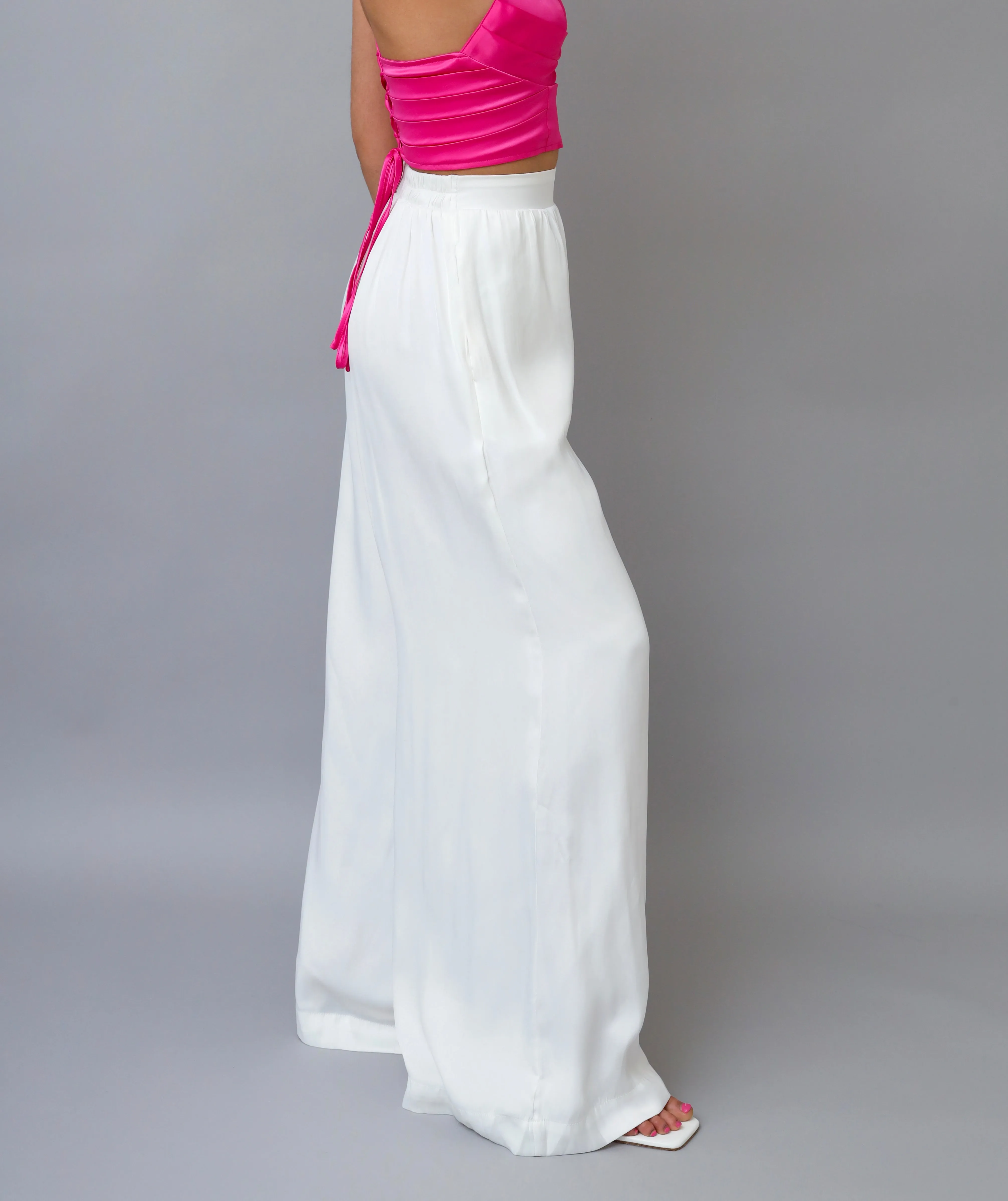 Easy Breezy White-Leg Palazzo Pants