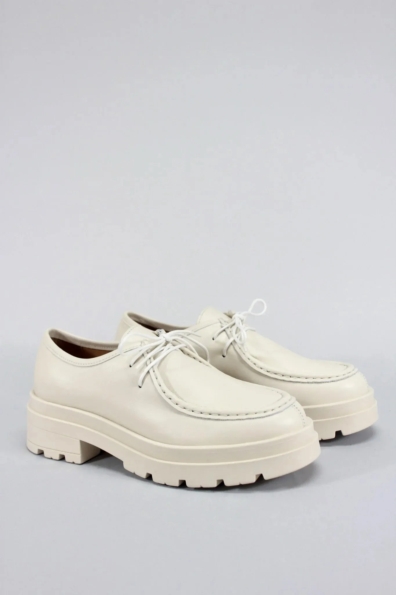 Gill Cream Lace Up Loafer