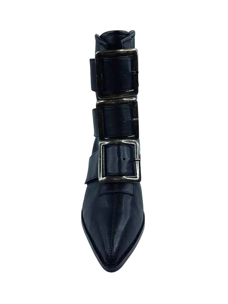 GRIMM BOOT - BLACK/BRASS