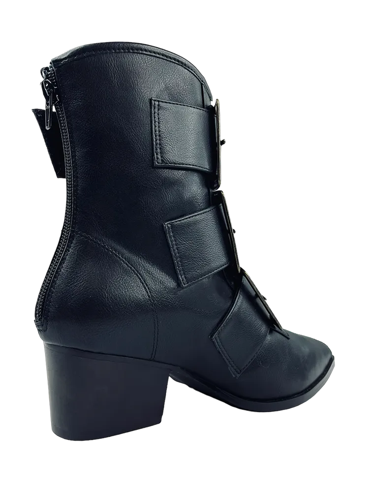 GRIMM BOOT - BLACK/BRASS