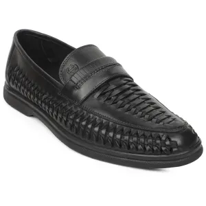 Healers Black Casual Loafers For Men ASF-5 By Liberty