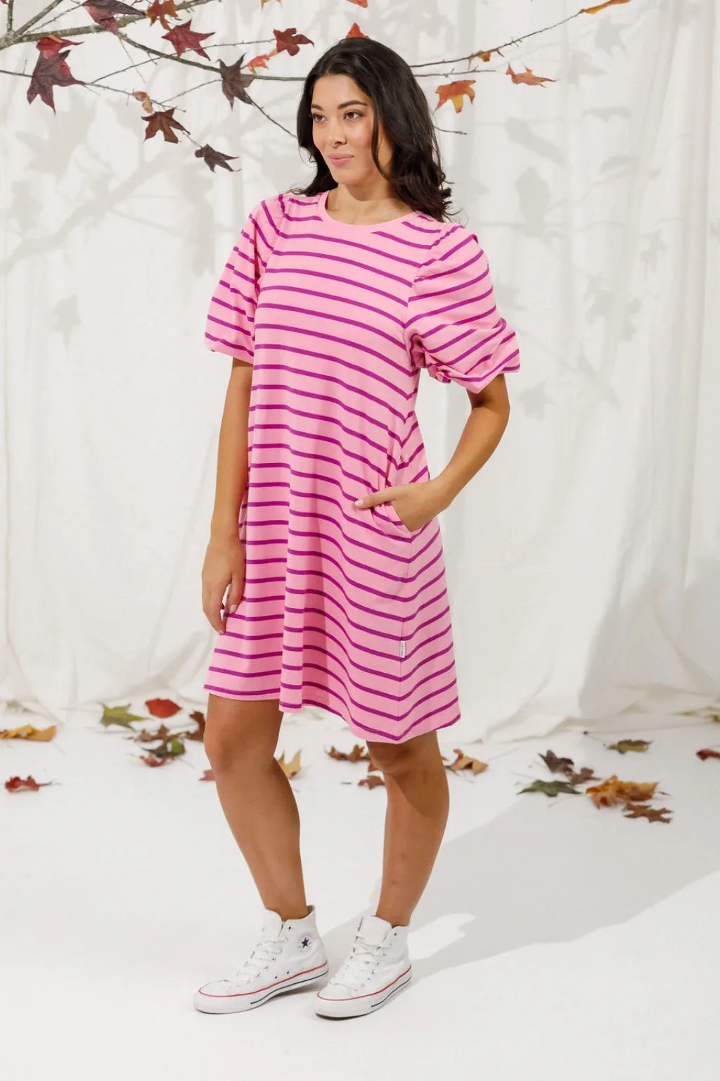 Homelee Ivy Dress Candy Stripe