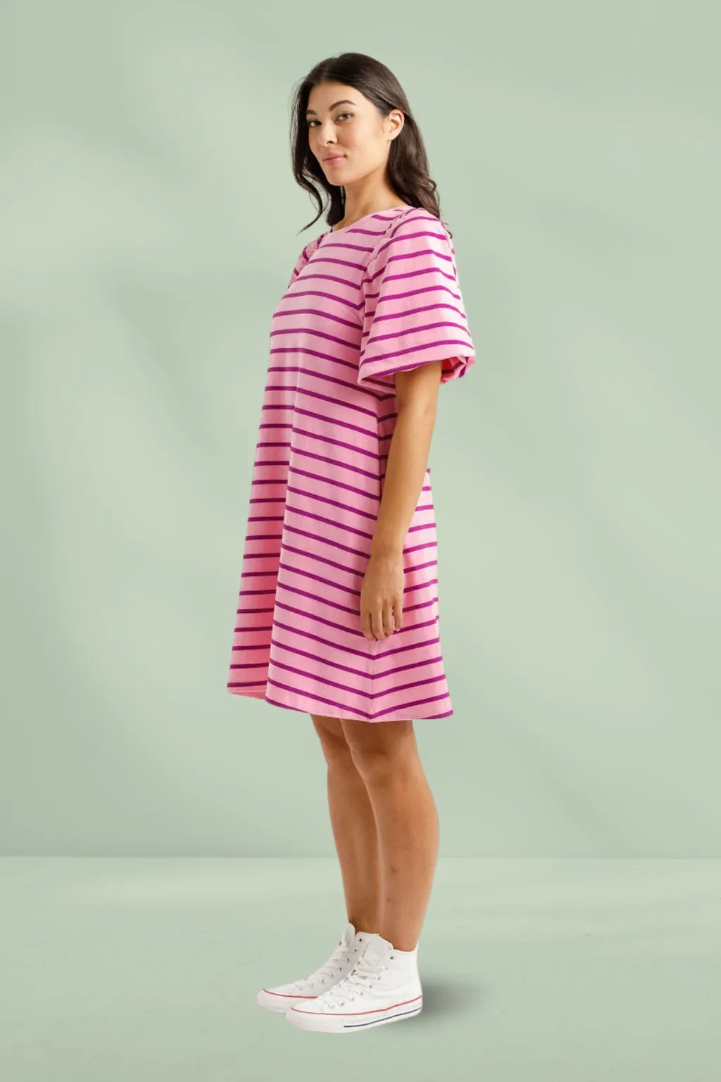 Homelee Ivy Dress Candy Stripe