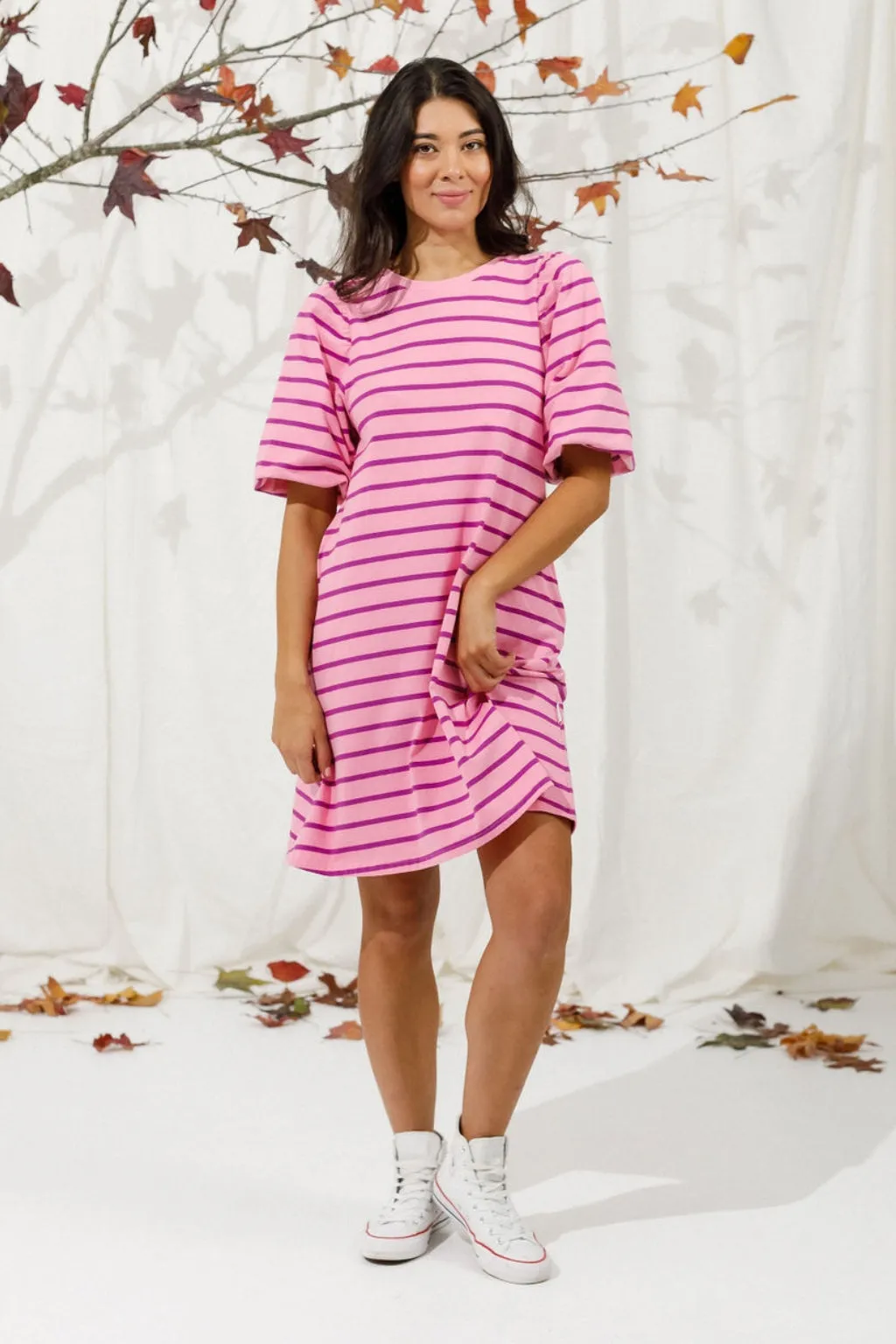 Homelee Ivy Dress Candy Stripe