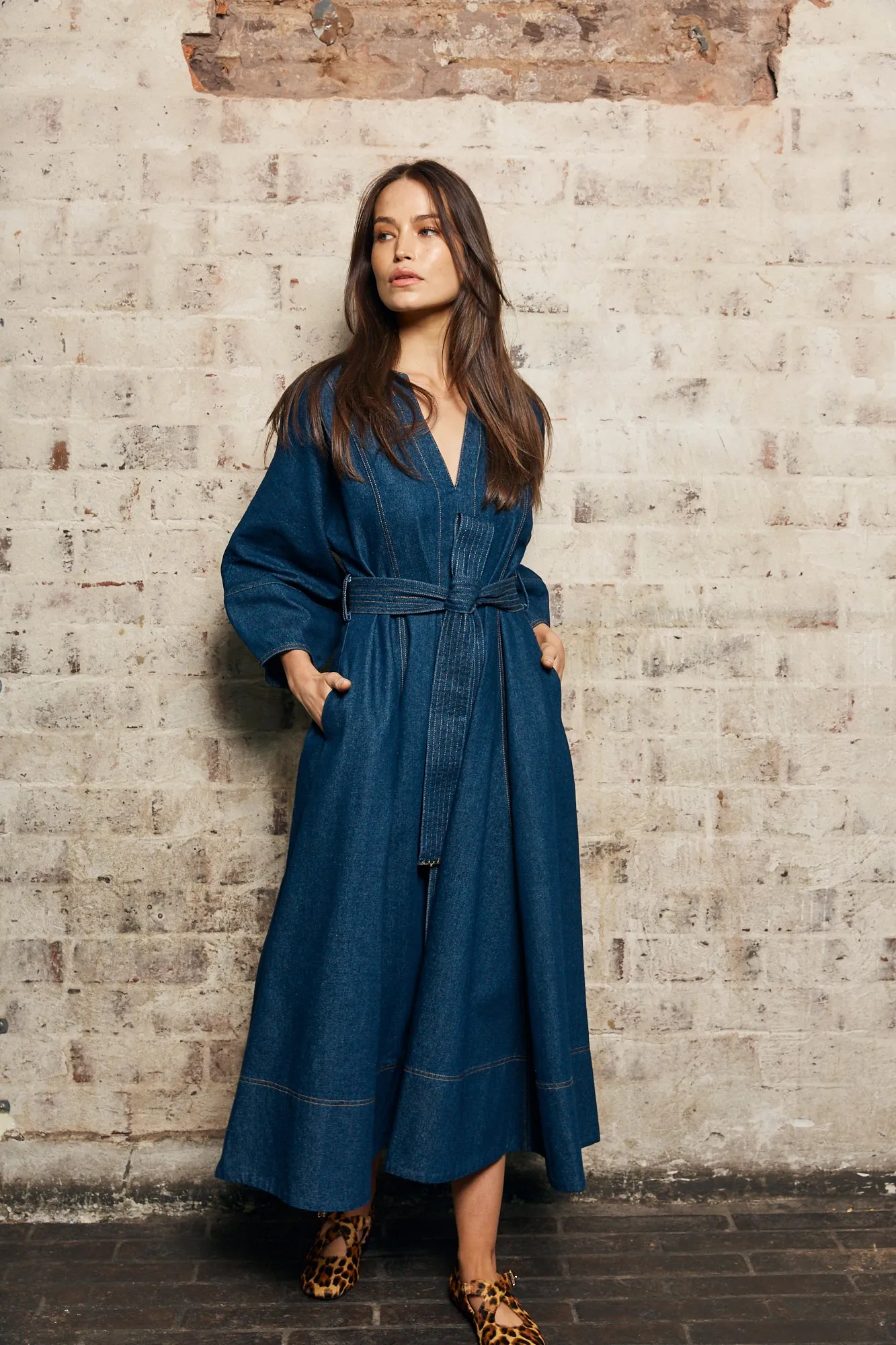 Houston Dress - Denim