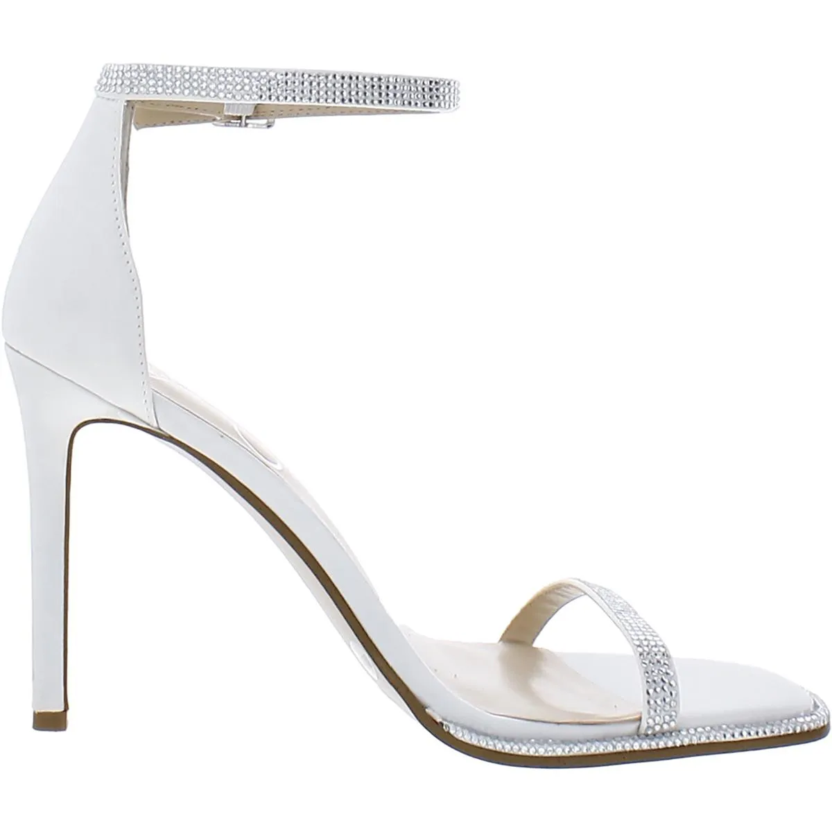 Jessica Simpson Womens Ostey Satin Bling Pumps