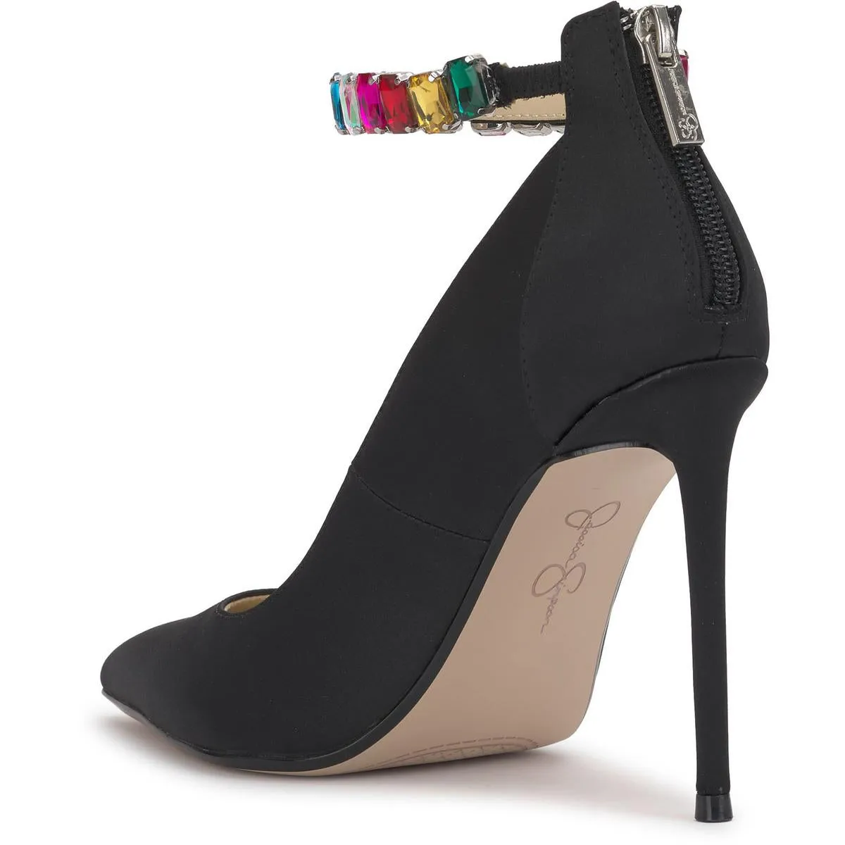 Jessica Simpson Womens Samiyah Embellished Pointed Toe Pumps