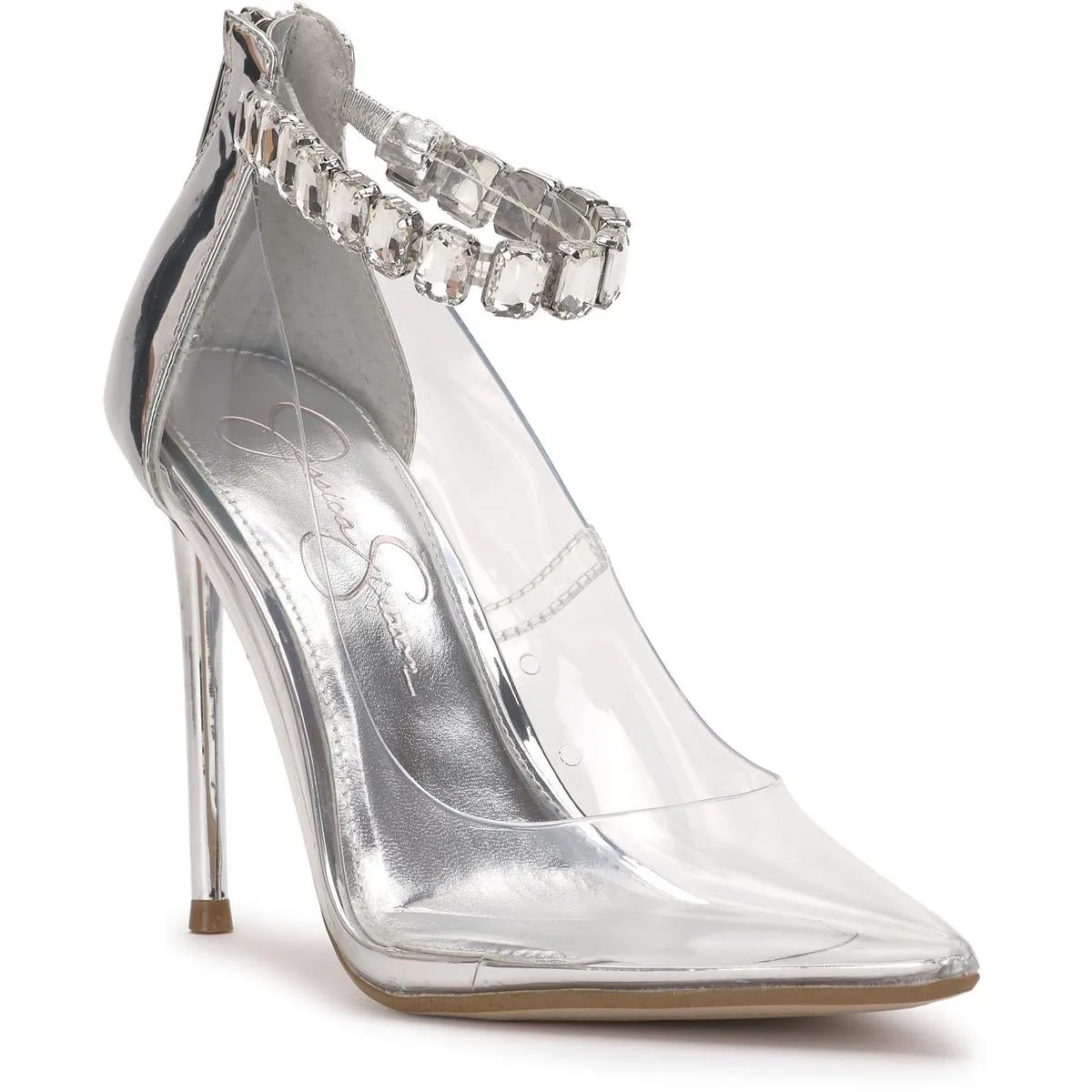 Jessica Simpson Womens Samiyah Embellished Pointed Toe Pumps