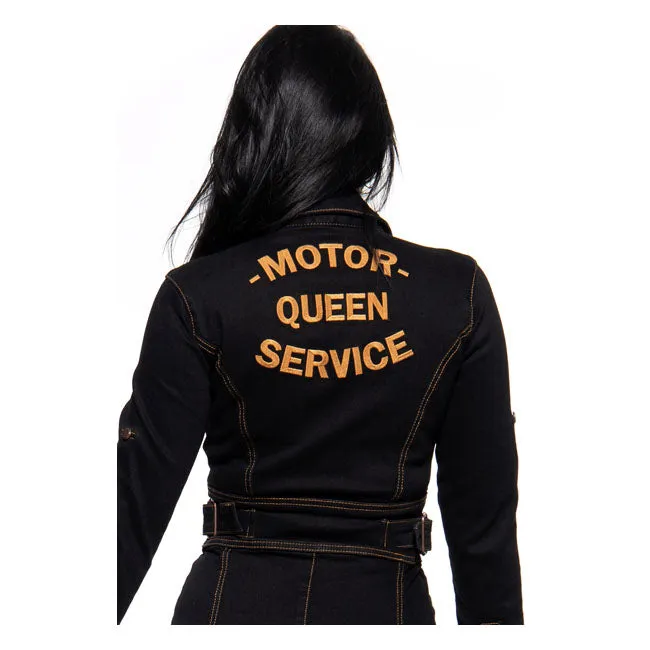 King Kerosin Queen Kerosin Motor Queen Pencil Ladies Dress Black
