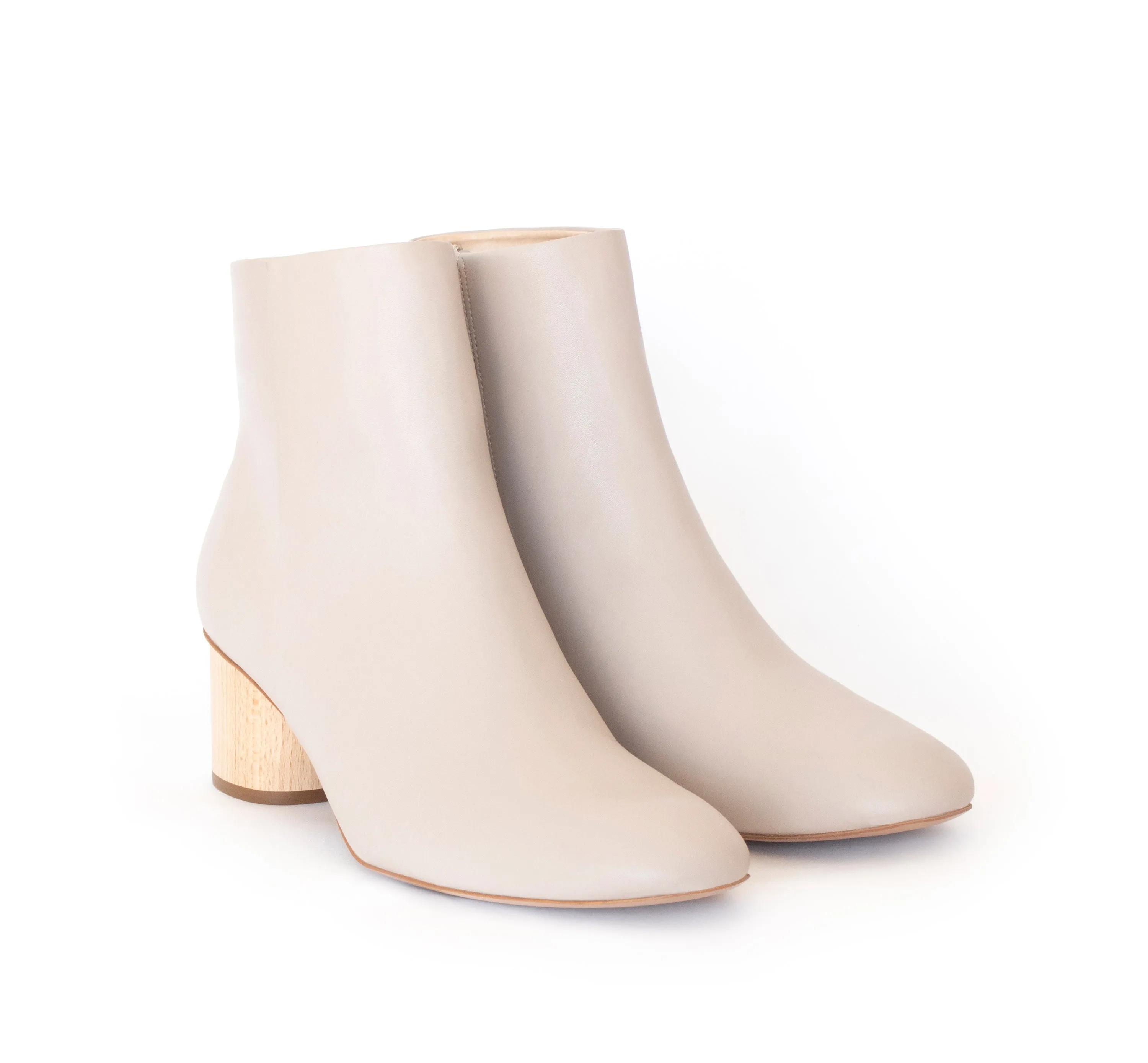 Low Ankle Boot Beige