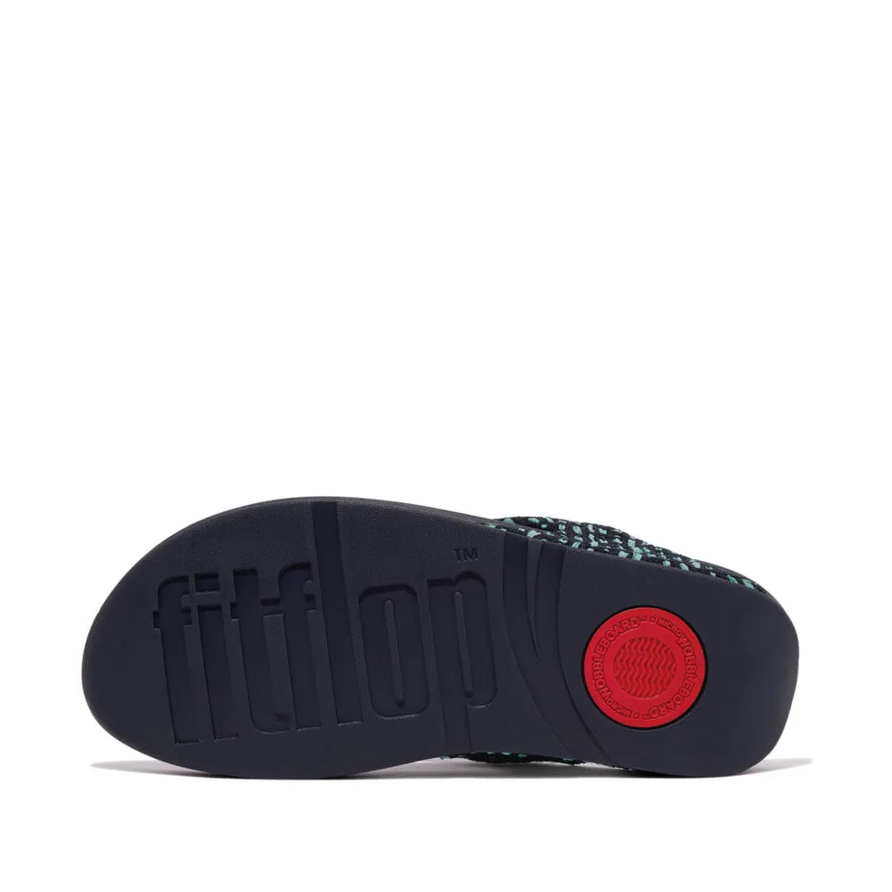 LULU Geo-Webbing Toe-Post Sandals