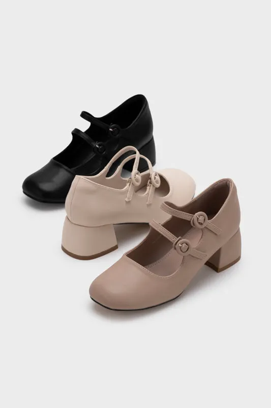 MARY JANE HEEL PUMP