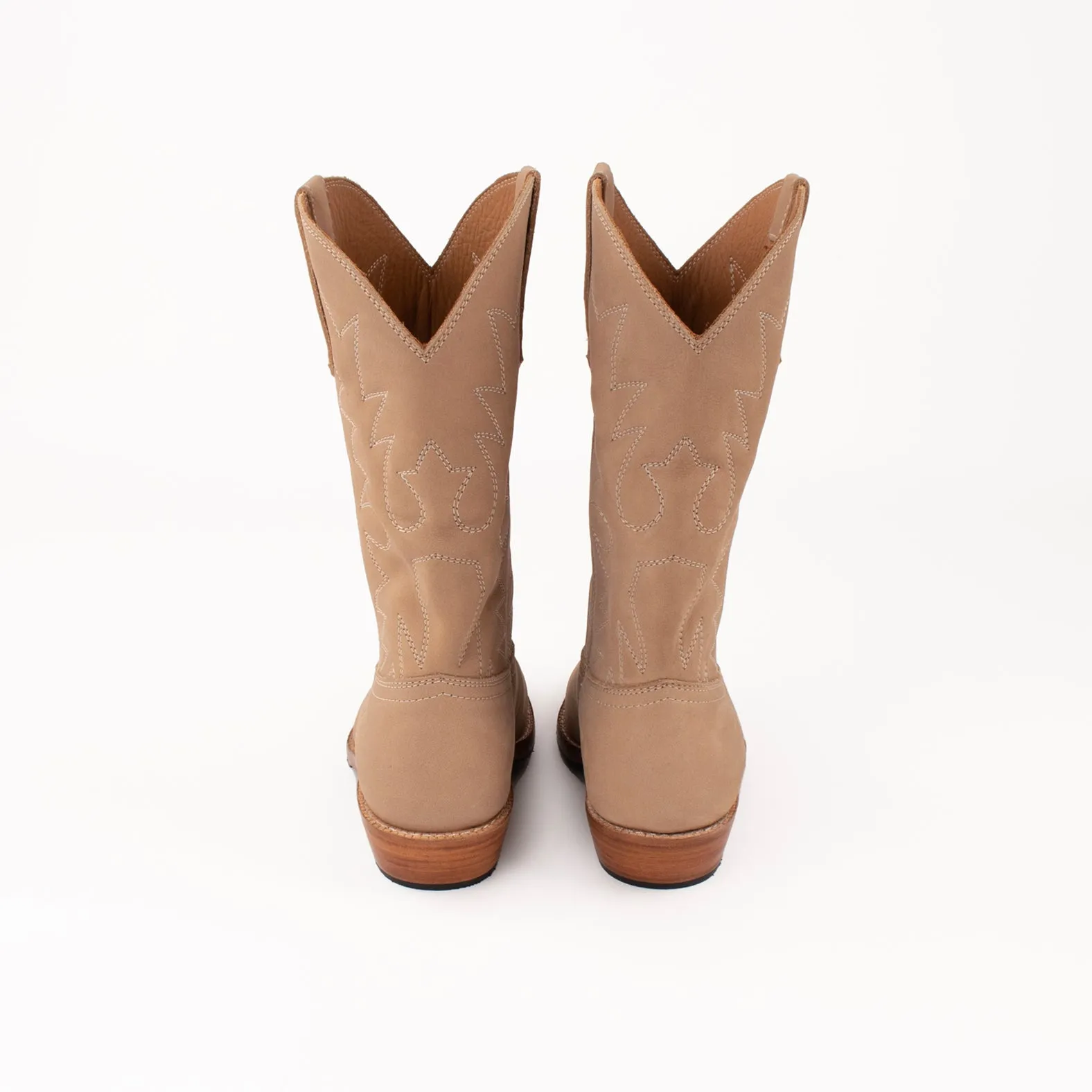 MK22891 - Etta Western Boots Sand [Women's Leather Boots]