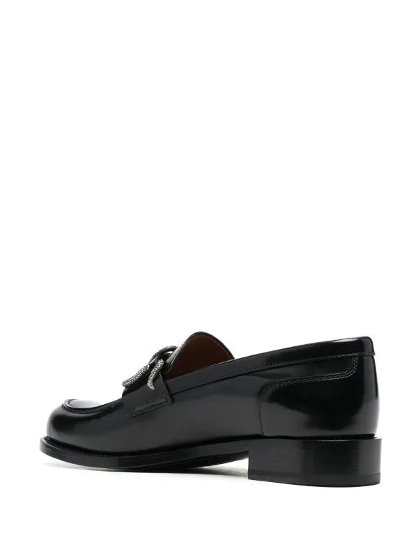 Morgana Crystal Flat Loafer