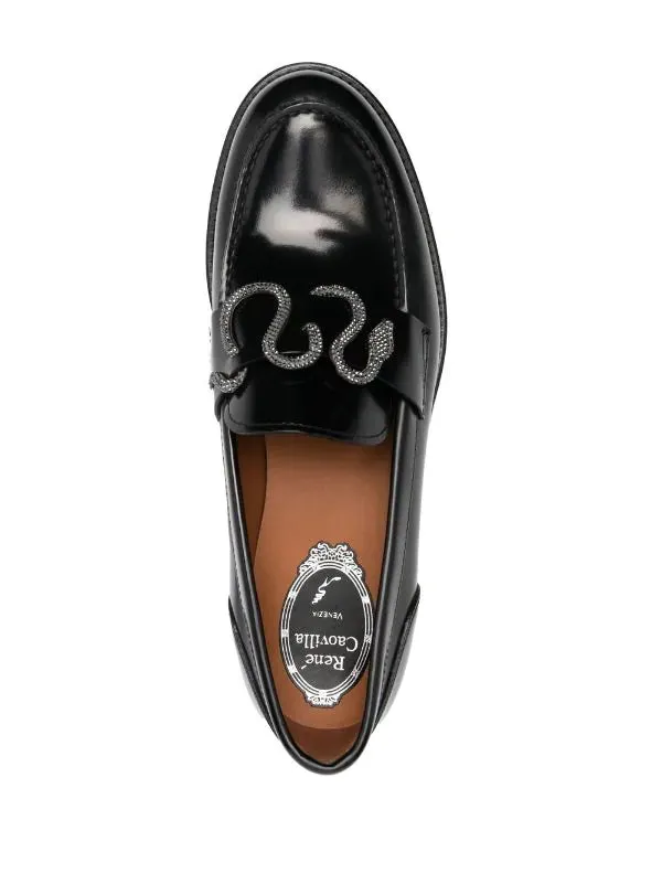 Morgana Crystal Flat Loafer