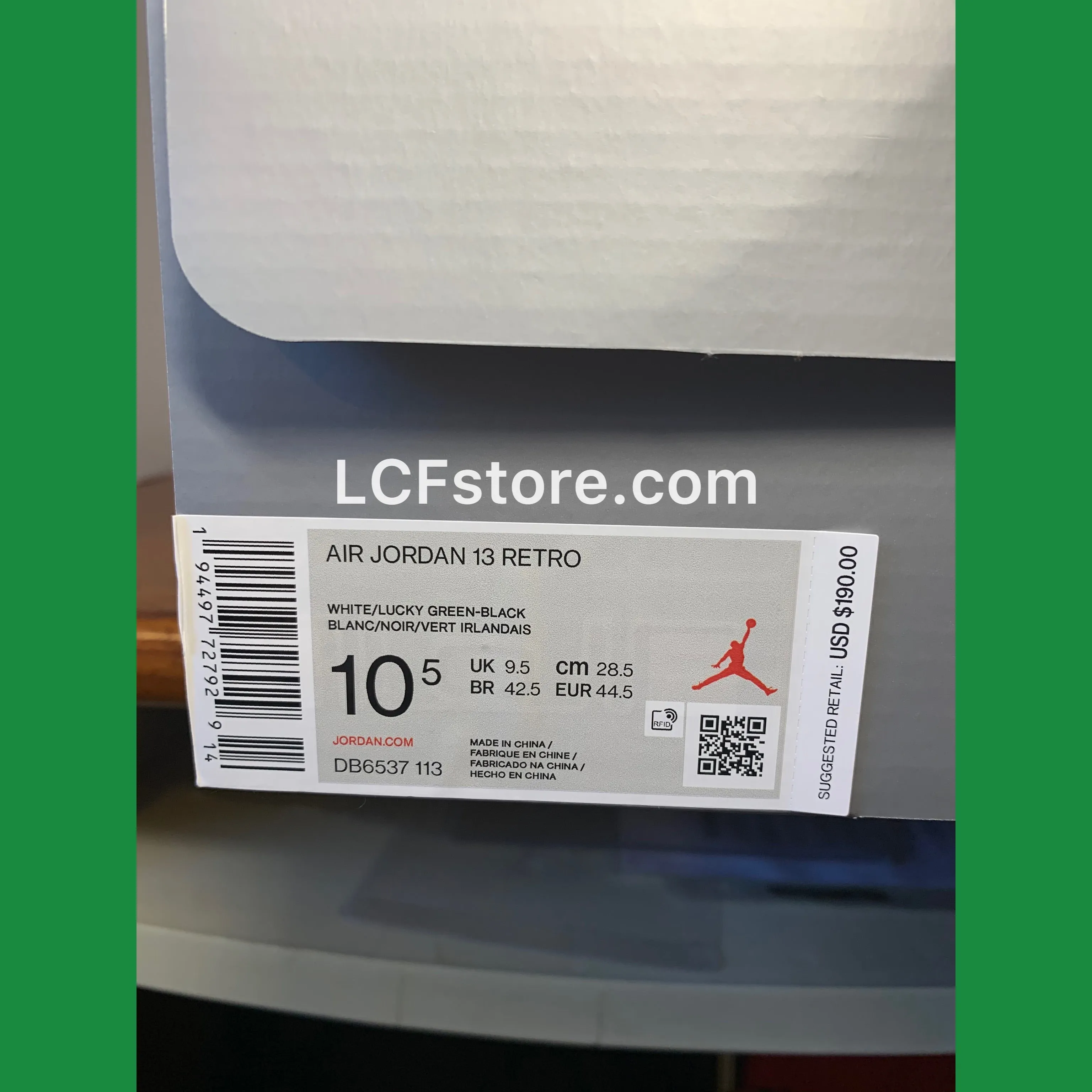 Nike Air Jordan 13 "Lucky Green"