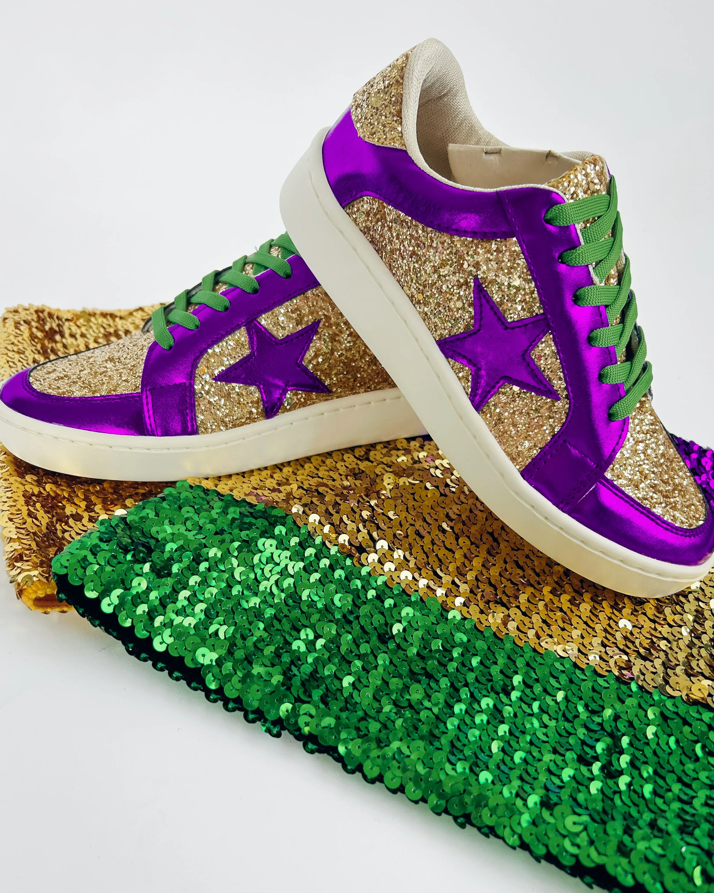 NOLA Sequin Sneakers - Purple