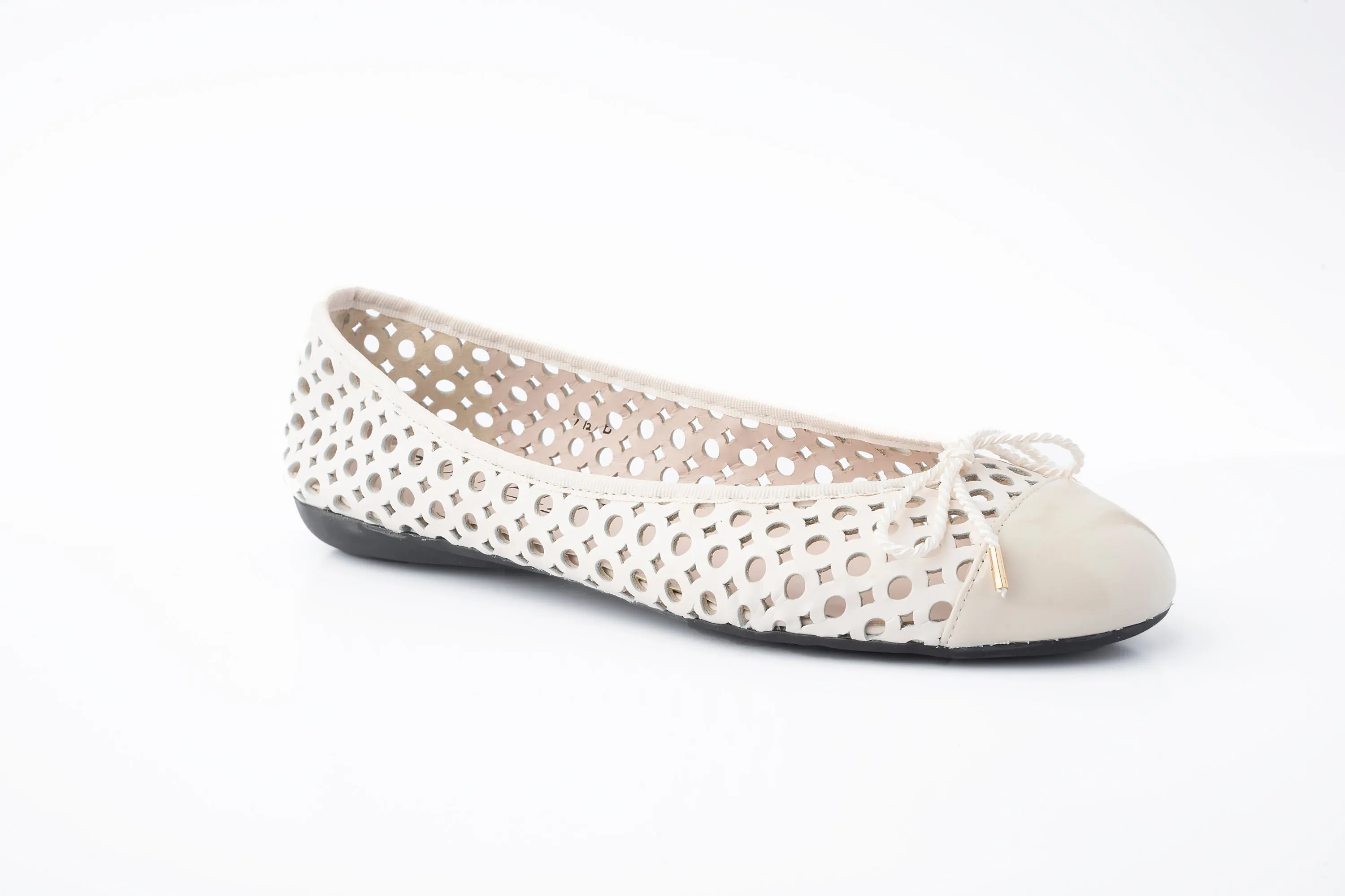 PAUL MAYER - BRANDY - SIZE 10 - PATENT MARFIL NAPPA MARFIL