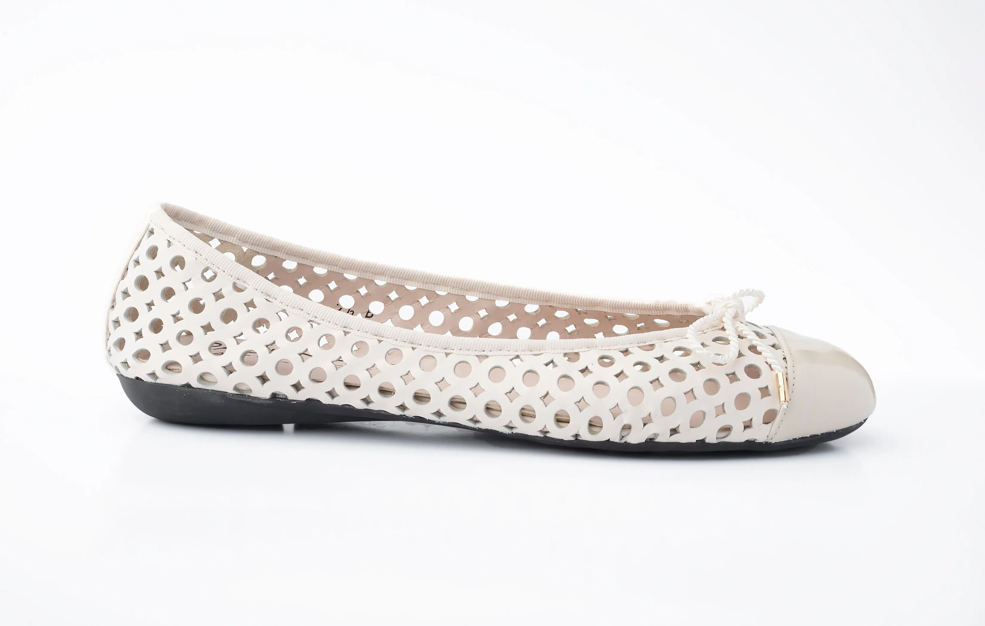 PAUL MAYER - BRANDY - SIZE 10 - PATENT MARFIL NAPPA MARFIL