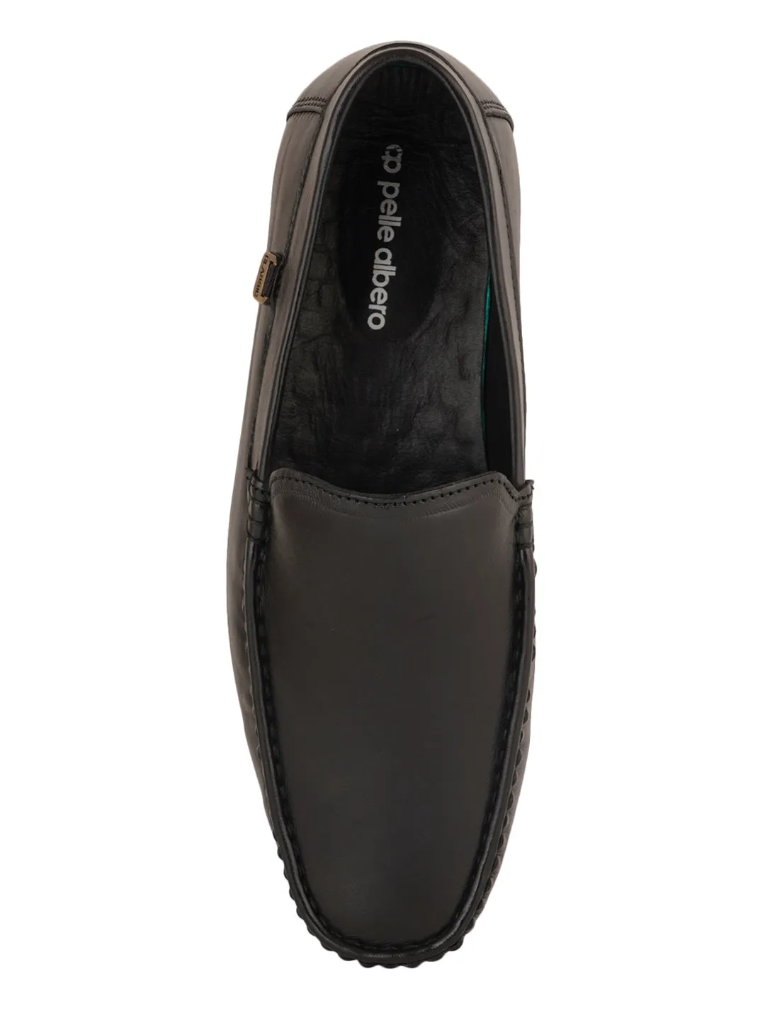 Pelle Albero Black Mens Loafers