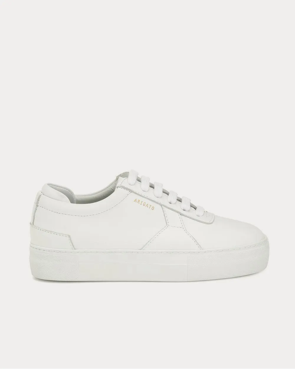 Platform leather White Low Top Sneakers
