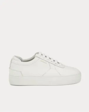 Platform leather White Low Top Sneakers