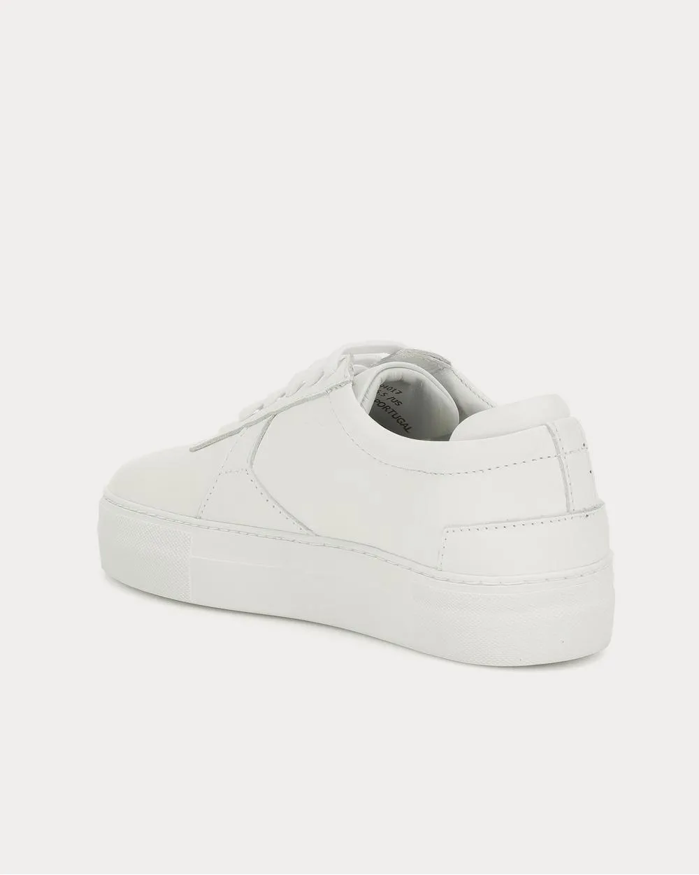 Platform leather White Low Top Sneakers