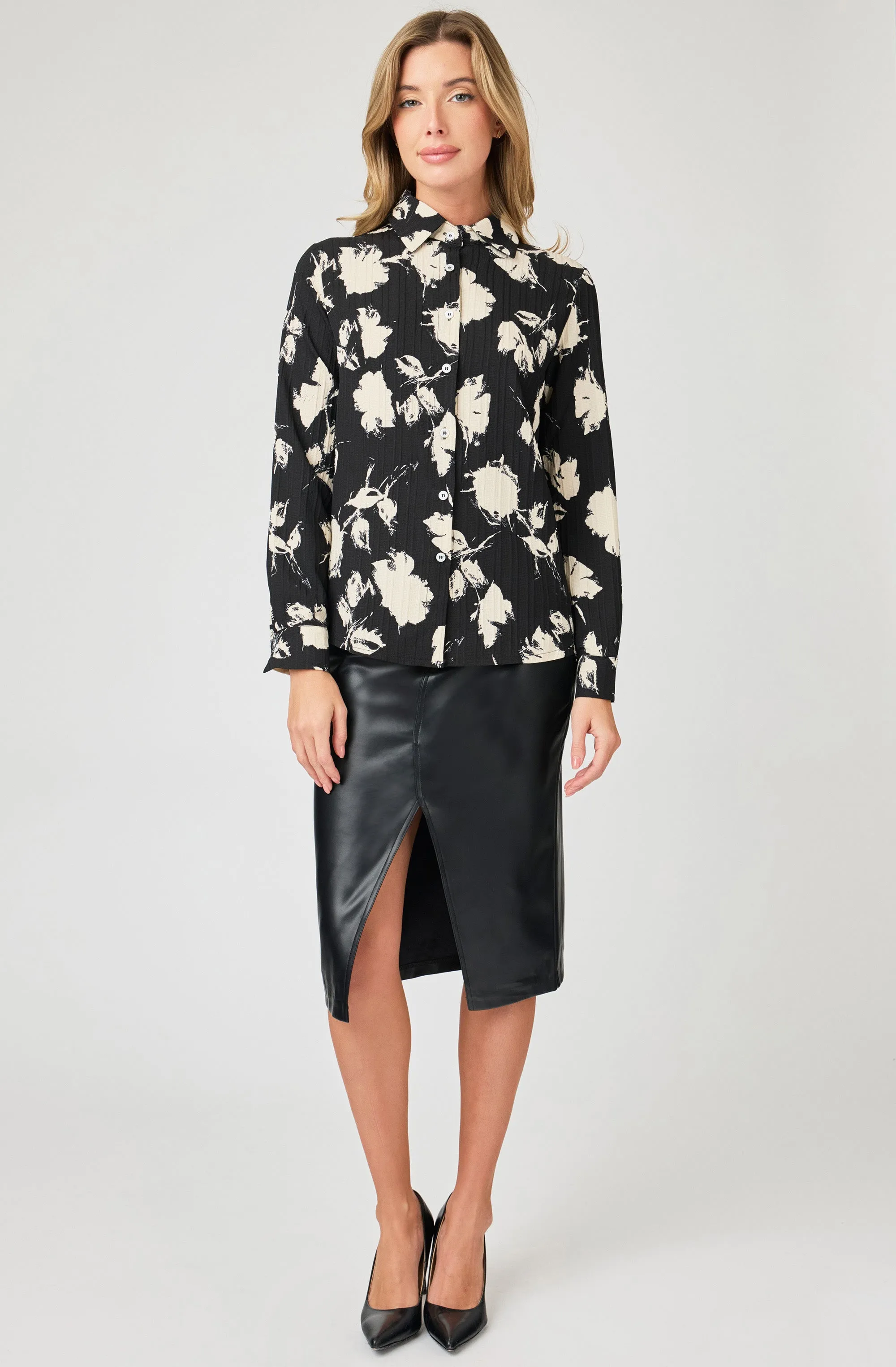 Printed Crepe Blouse
