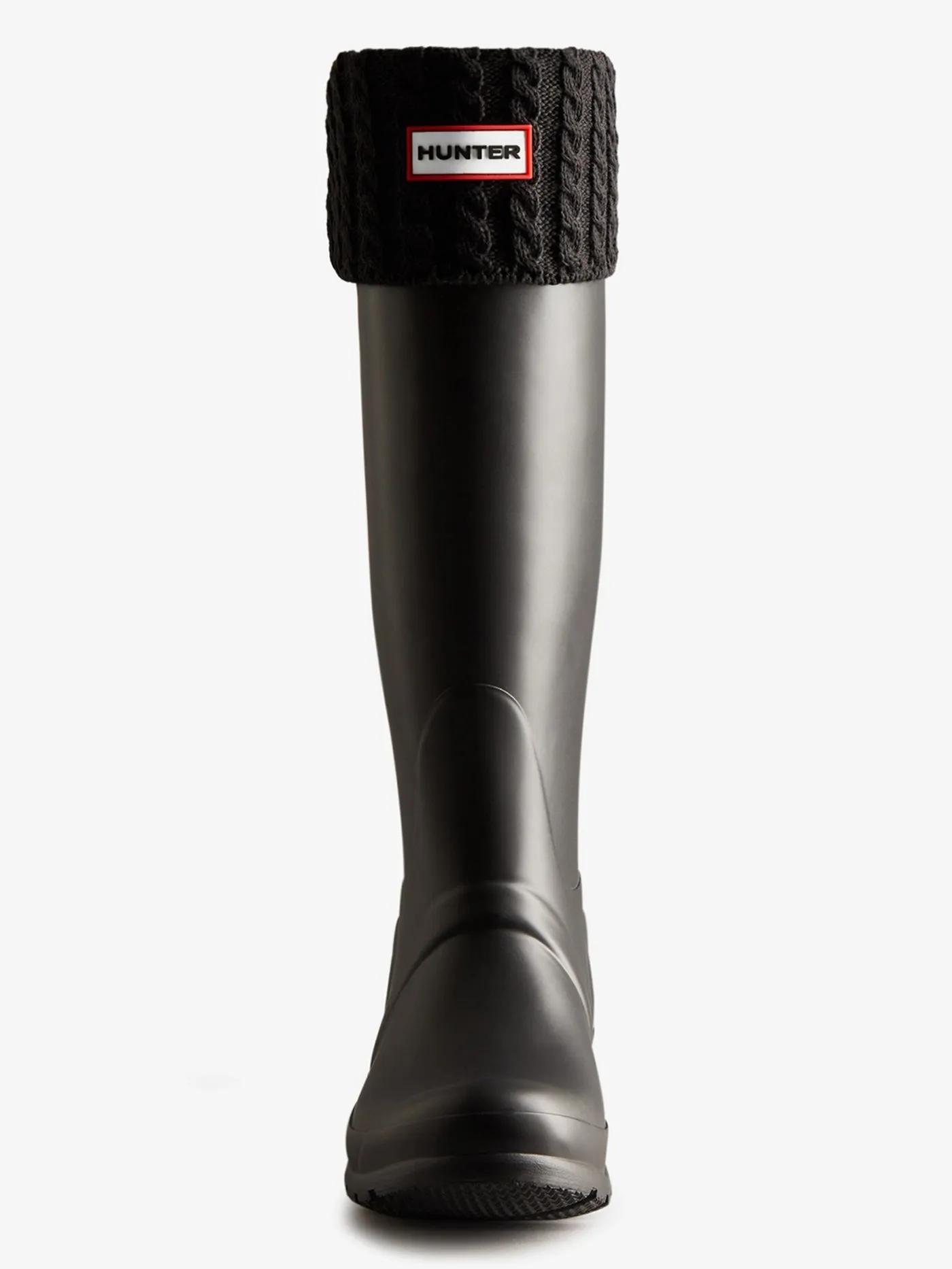 Recycled Mini Cable Tall Boot Socks