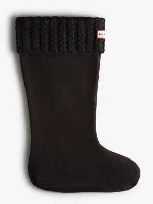 Recycled Mini Cable Tall Boot Socks