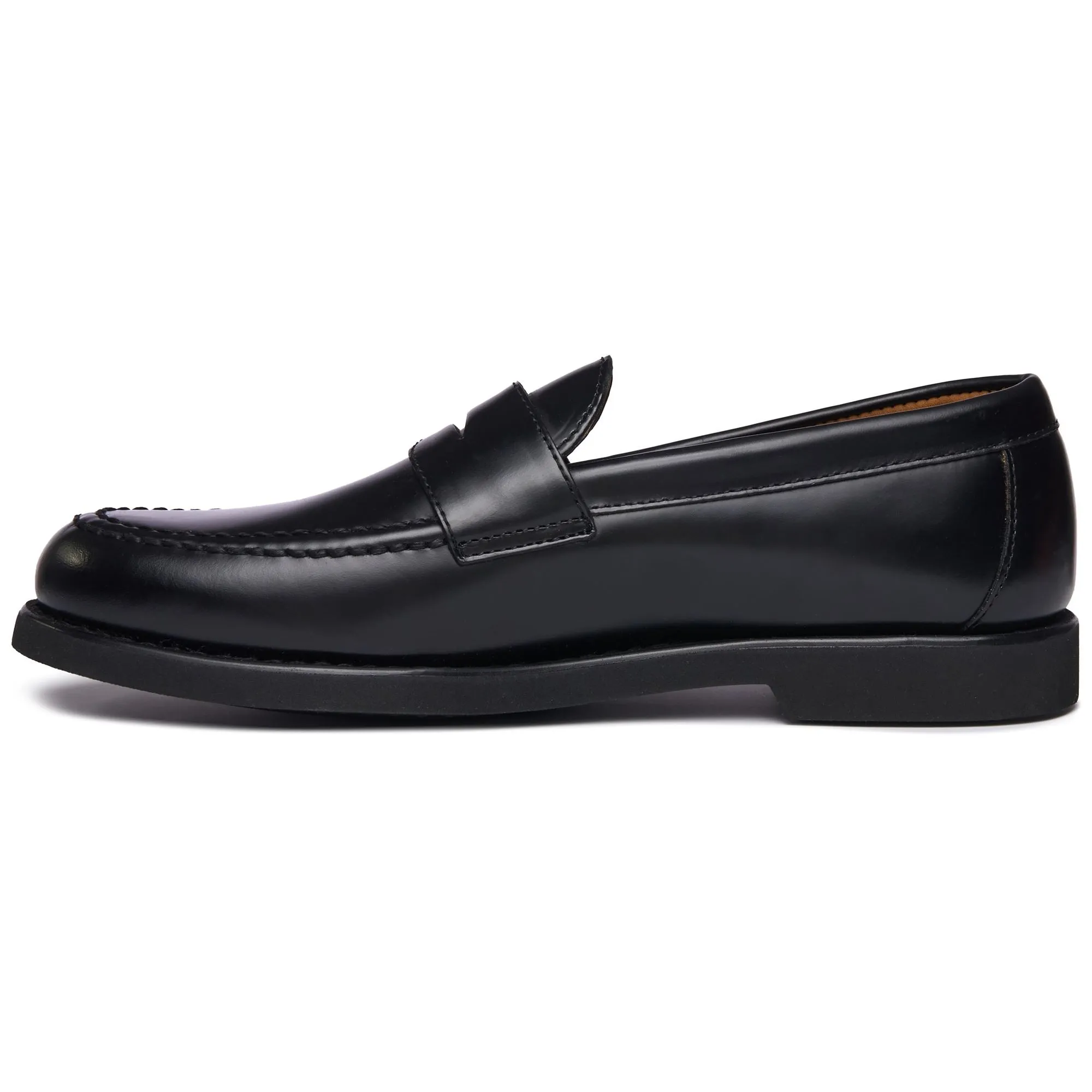 RYAN BRUSHED PO - Moc - Moccasin - Man - BLACK