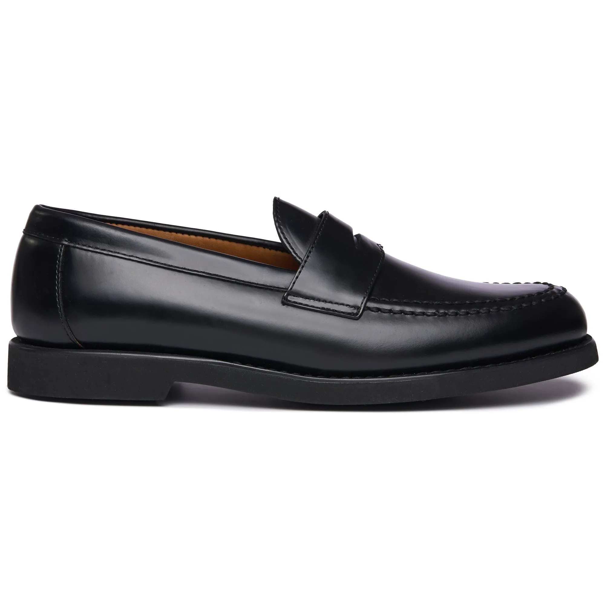 RYAN BRUSHED PO - Moc - Moccasin - Man - BLACK